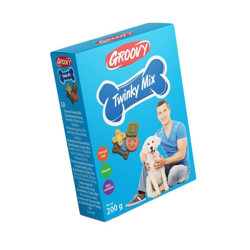 Groovy Twinky Mix 200gm Dog Treats