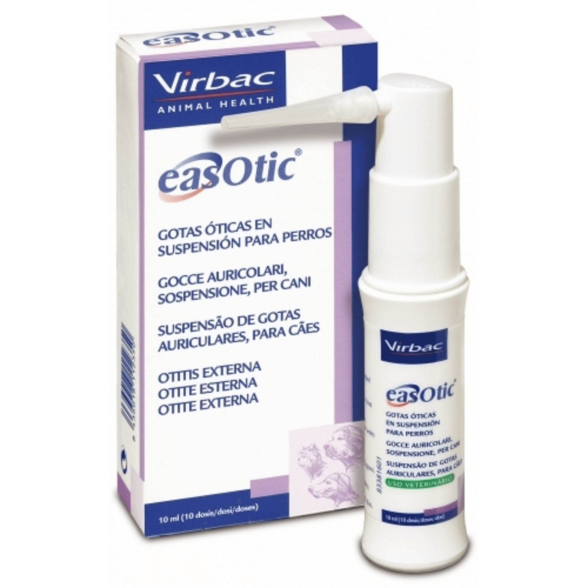 Virbac Easotic Ear Drops for Dogs 10ml