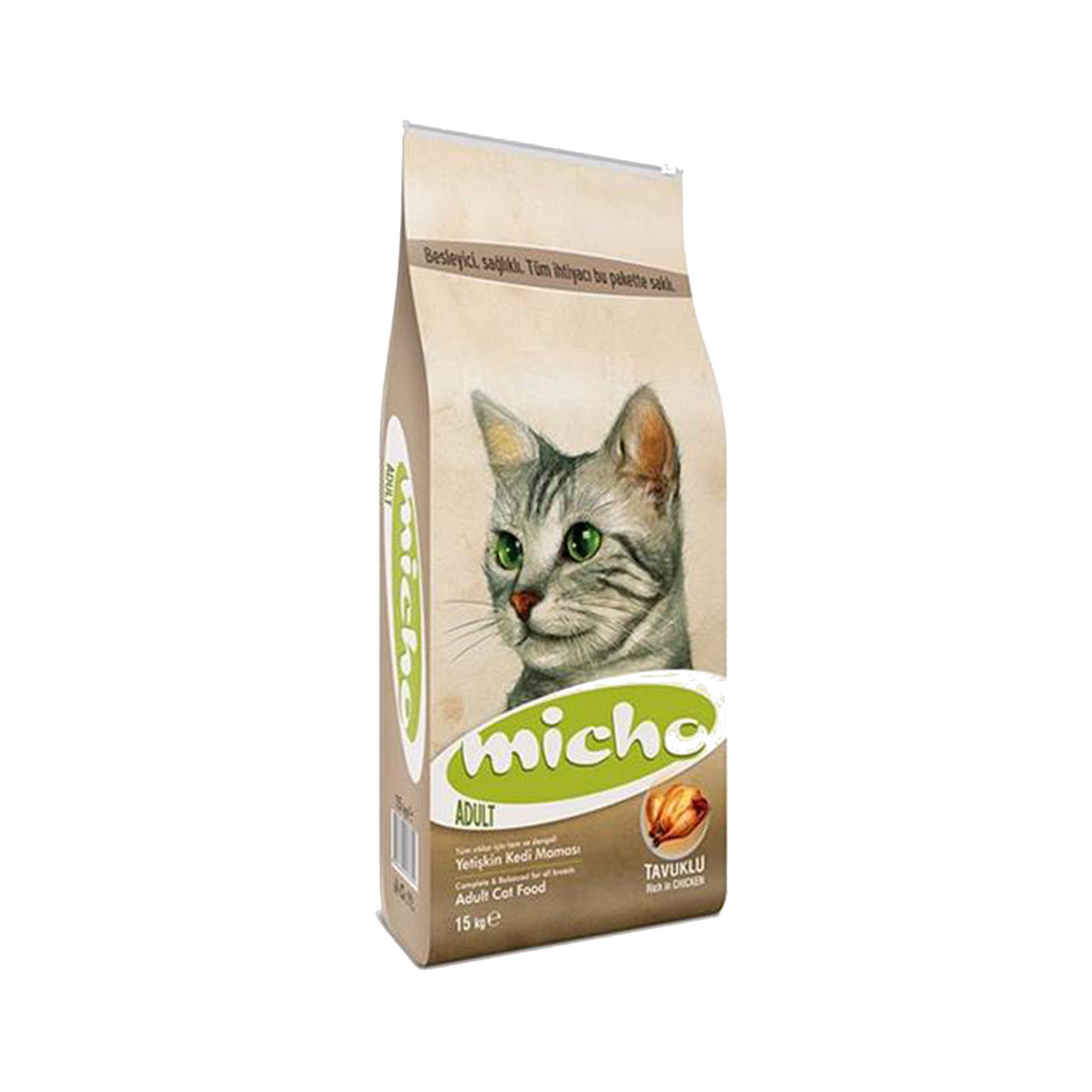 Micho Adult Cat Food Chicken Flavor 15kg