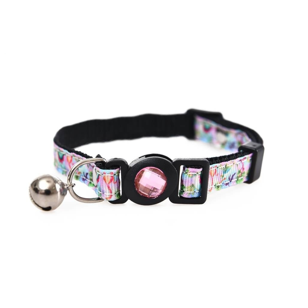 Naomi Cat Diamond Collar with Bell