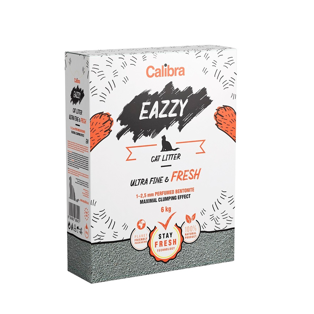 Calibra Eazzy Cat Litter Ultra Fine Fresh 6 Kg