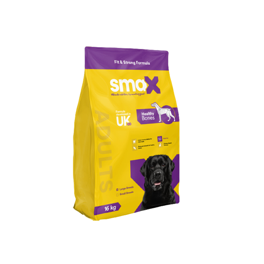 smaX Adult Large Breeds Dry Dog Food 16 Kg + 2 Kg Free