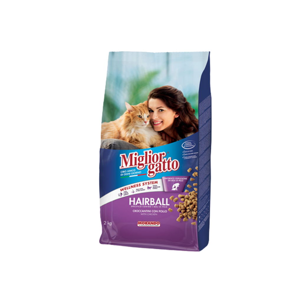 miglior gatto cat Hairball With Chicken  2 kg