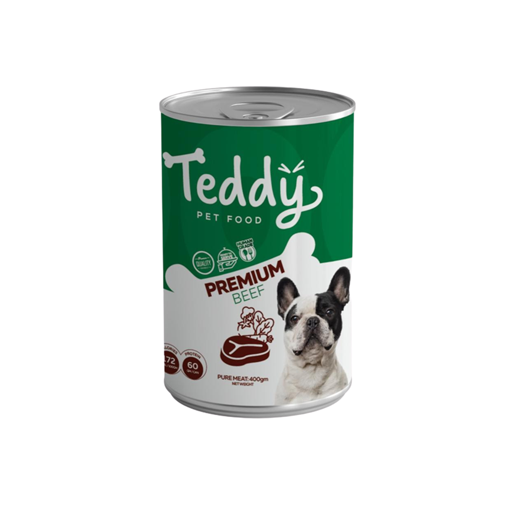 Teddy Premium Beef Dog Wet Food 400g