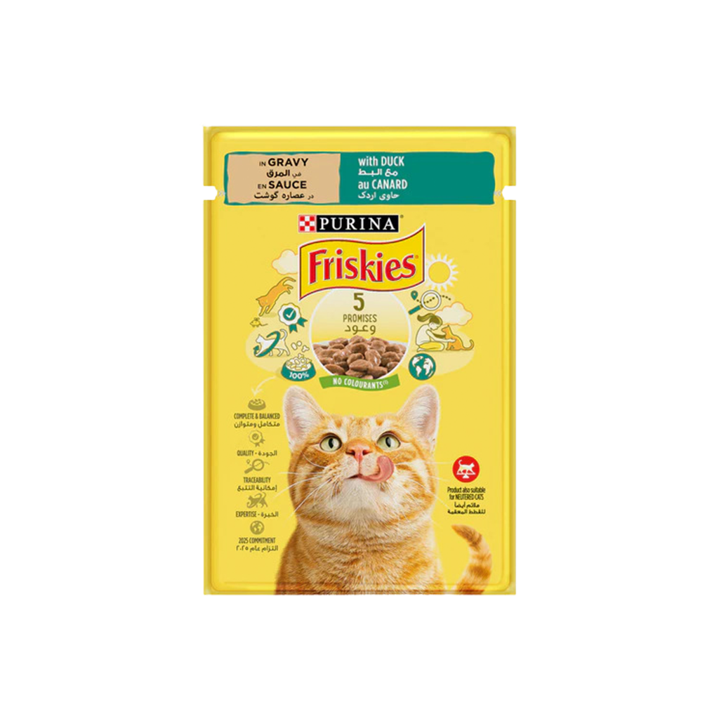 Friskies with Duck in Gravy  85g