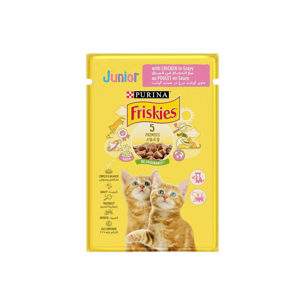 Friskies Junior with Chicken in Gravy 85g