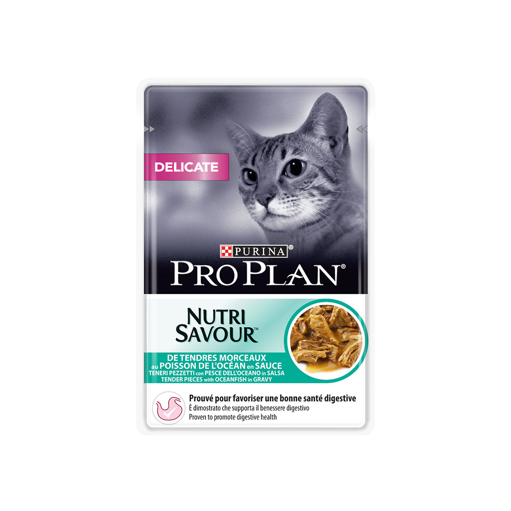 PURINA® PRO PLAN® Delicate Nutri Savour with Oceafish in Gravy 85g