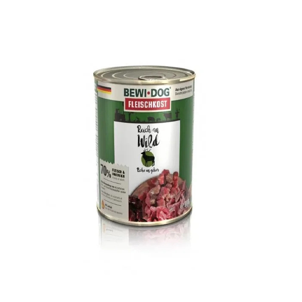 Bewi Dog Can with Venison 400g