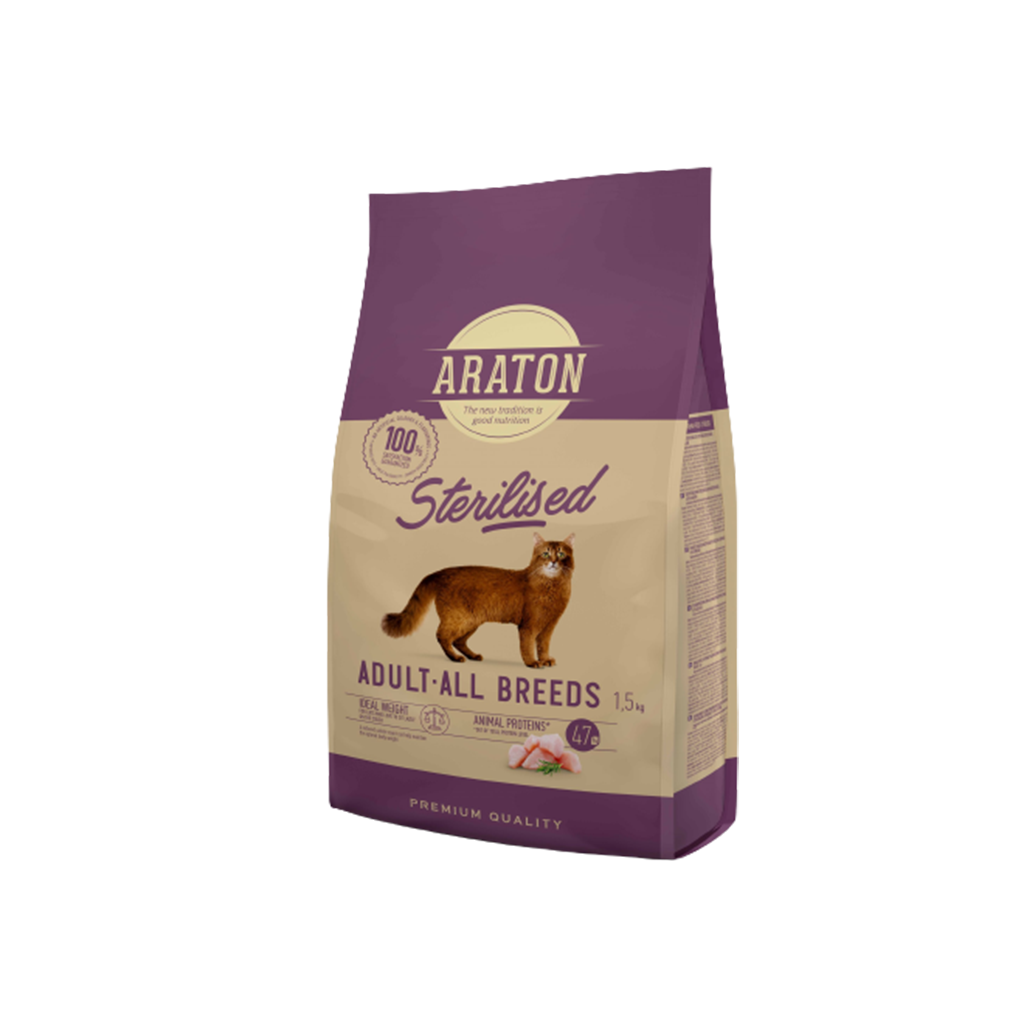 Araton Cat Adult Sterilized 15 kg