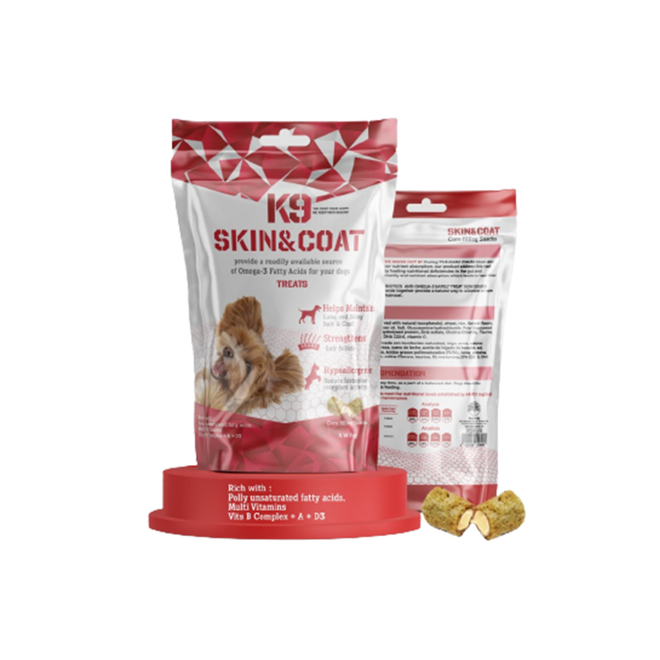 K9 SKIN & COAT Dog Treats 80gm