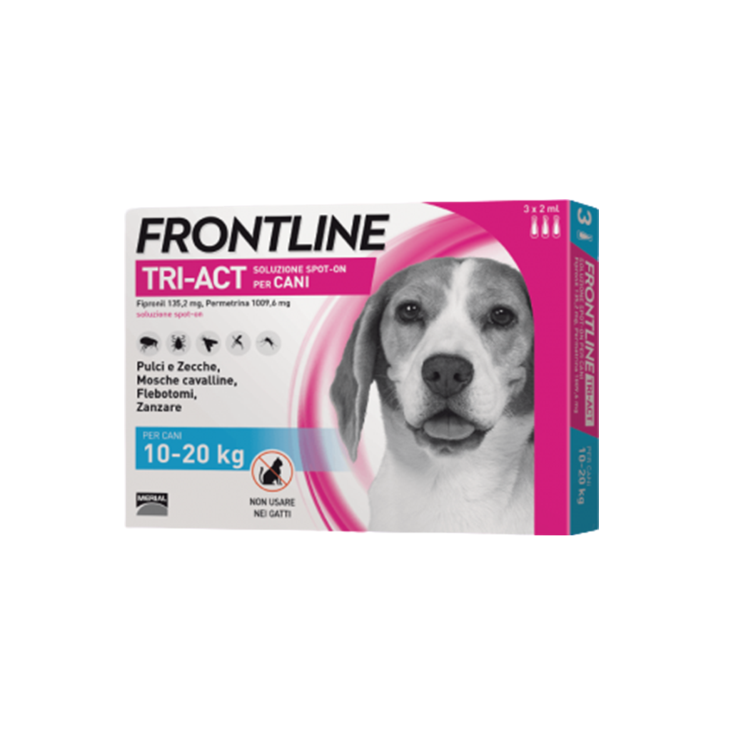 Frontline TRI-ACT Spot-On Dog (10-20kg) X 1 Pipette