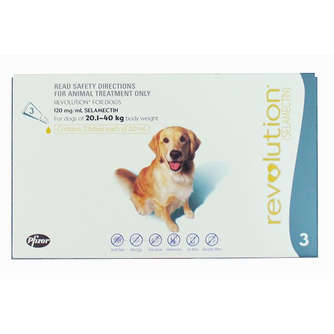 Revolution for dogs 20-40kg (Single Dose)