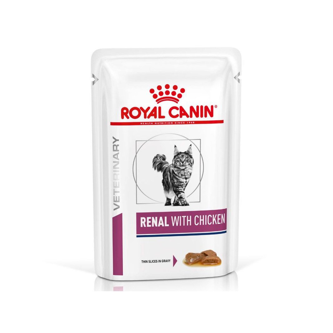 Royal Canin Veterinary Diet Feline Renal with Chicken 85gm