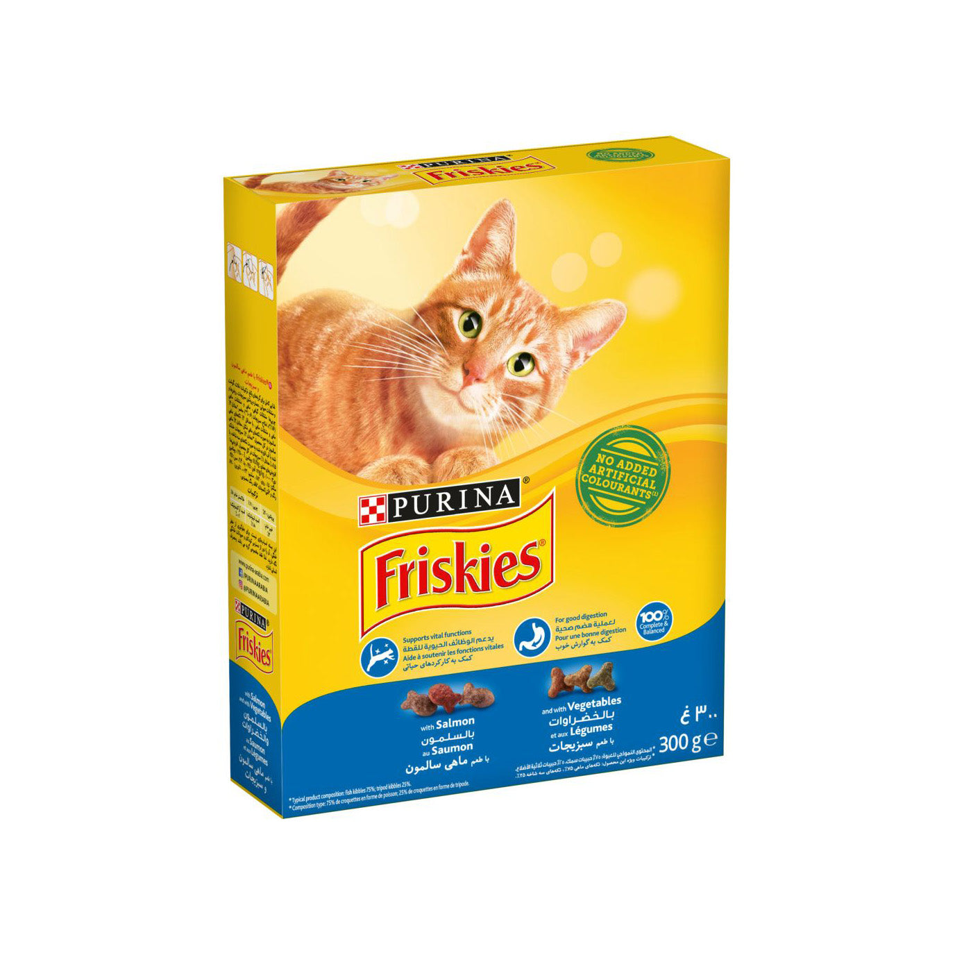 Friskies Cat with Salmon & Vegtables 300g