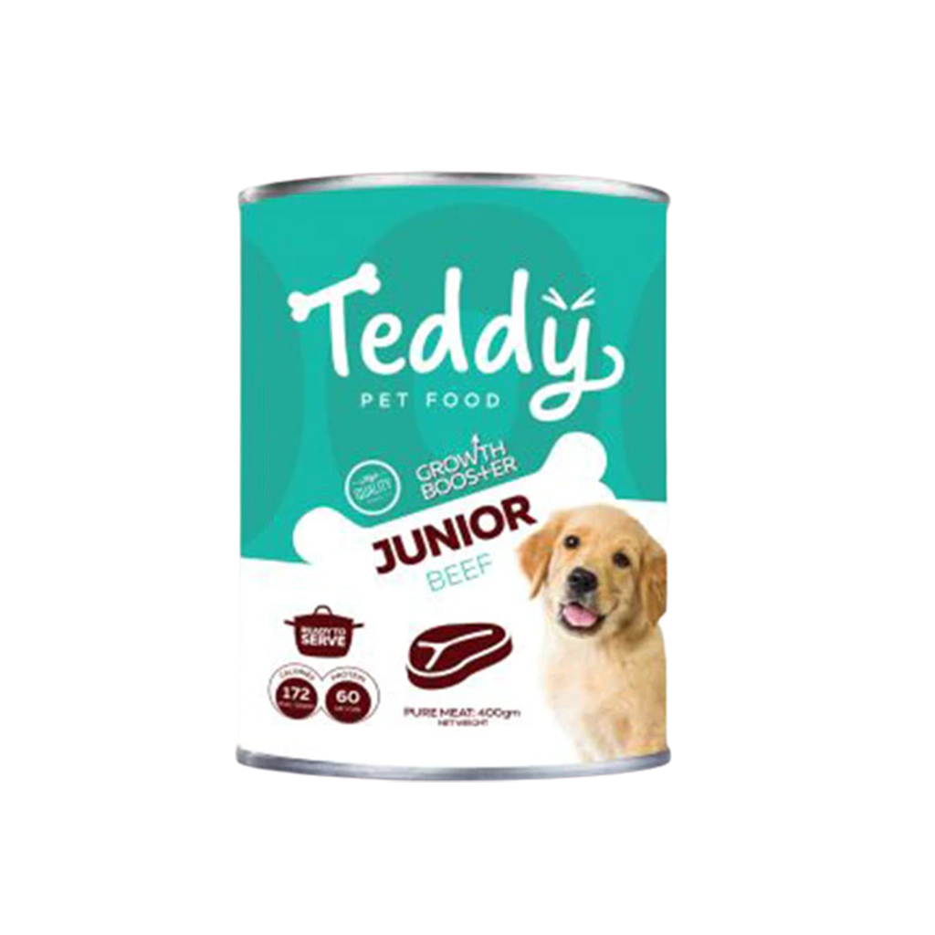 Teddy Junior Beef Dog Wet Food 400g