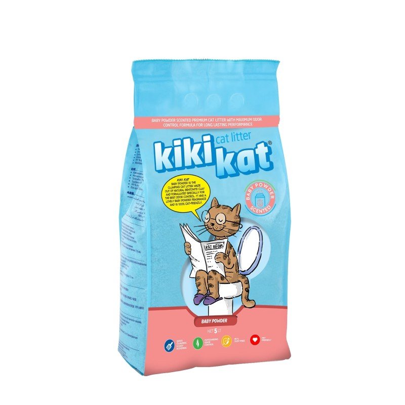 KIKI KAT CAT LITTER 10LT (Baby powder)