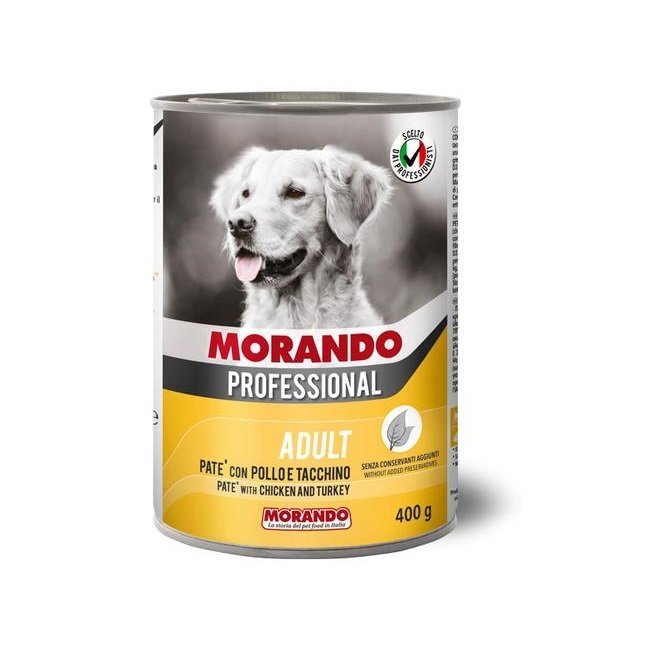 Morando Dog Pate With Chicken And Turkey 400g