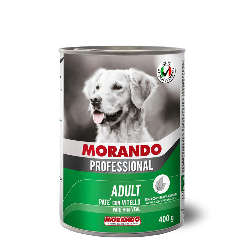 Morando Dog Pate with Veal 400g