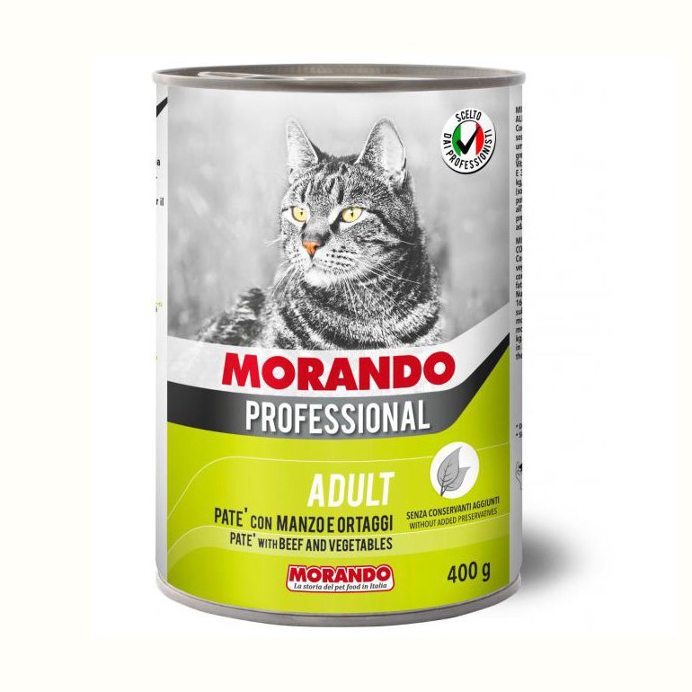 Morando cat pate beef vegetables 400g