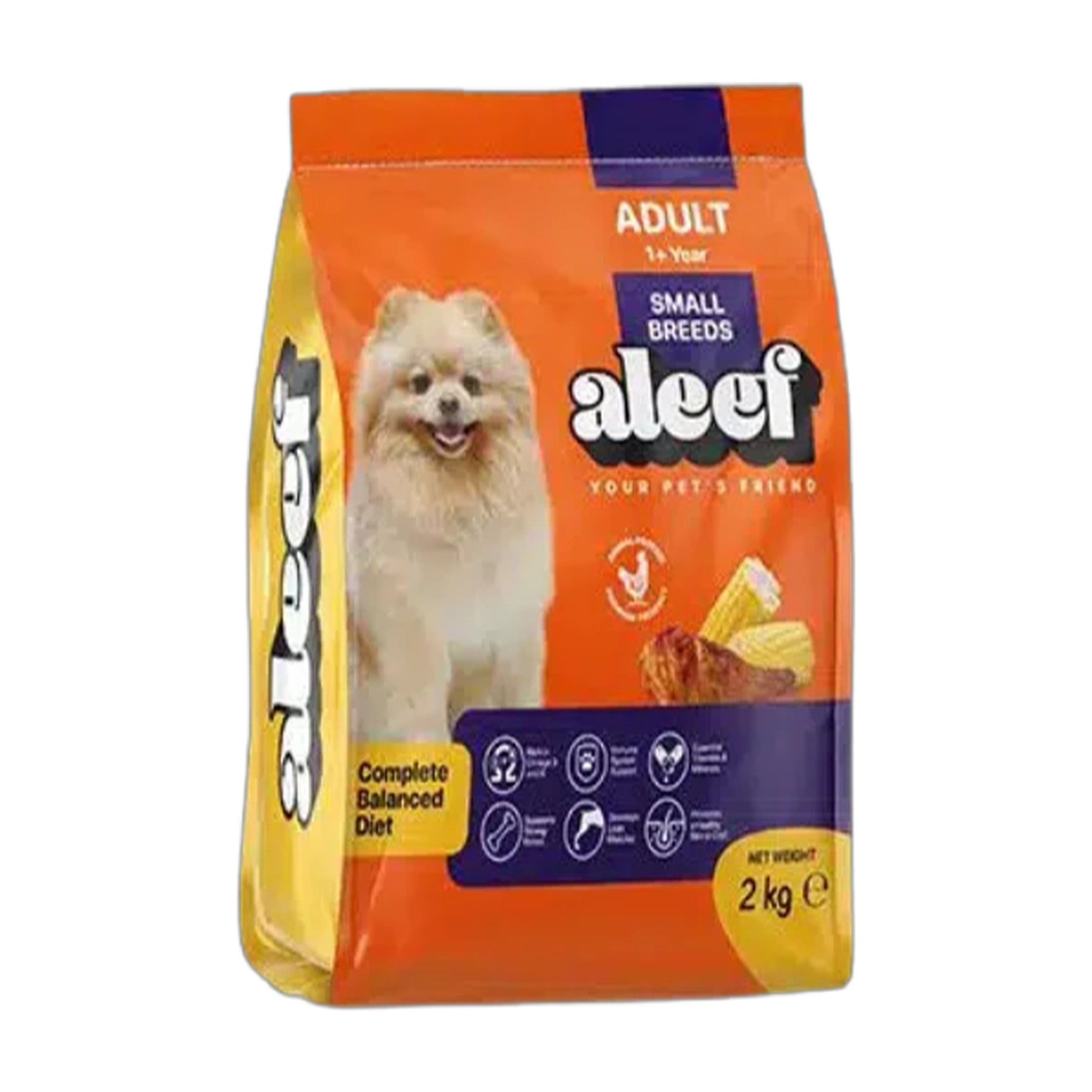 Aleef Small Breed Dog Dry Food 2kg