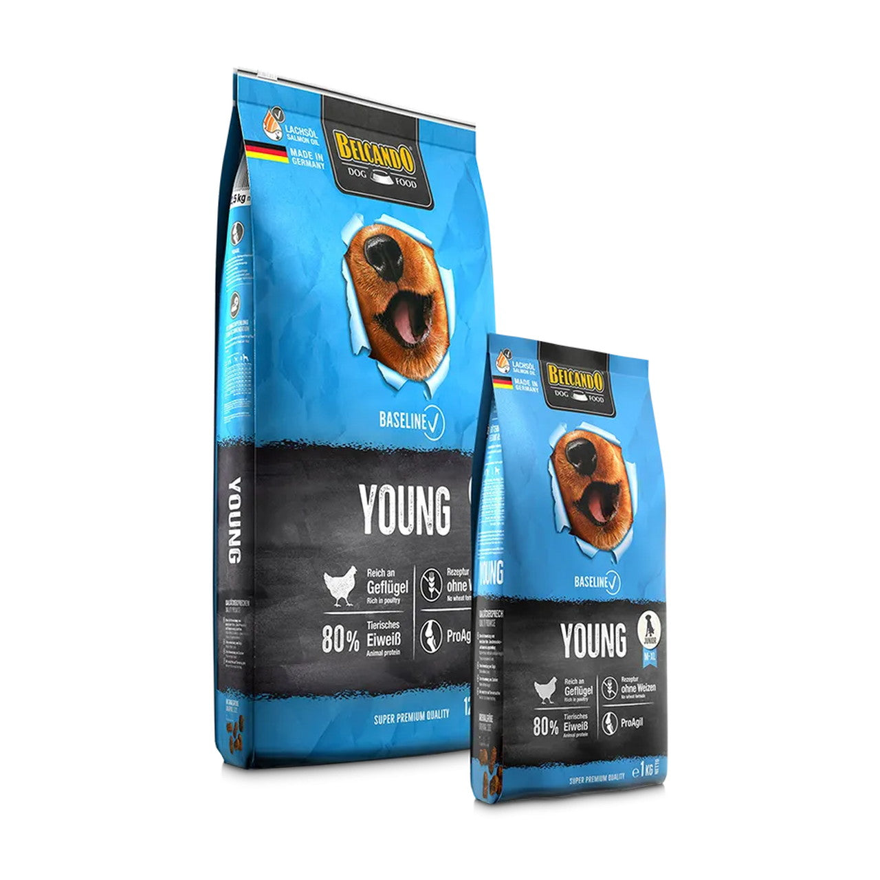 Belcando Baseline Young Junior Dry Food 1kg - 12.5kg