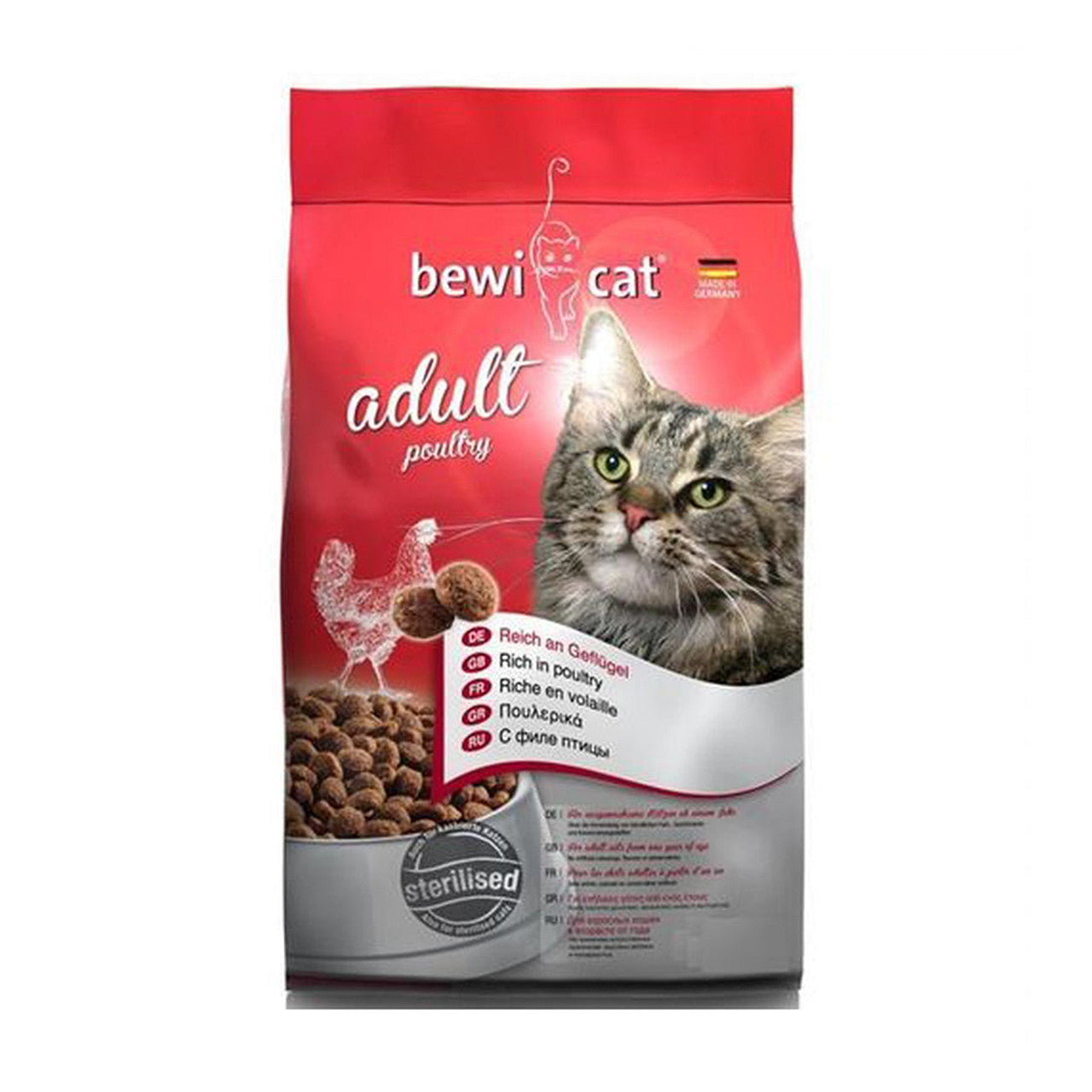 Bewi Poultry Sterilised Cat Dry Food 1kg