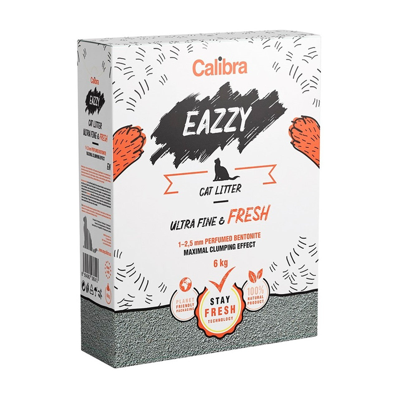 Calibra Eazzy Cat Litter Ultra Fine Fresh 6 Kg