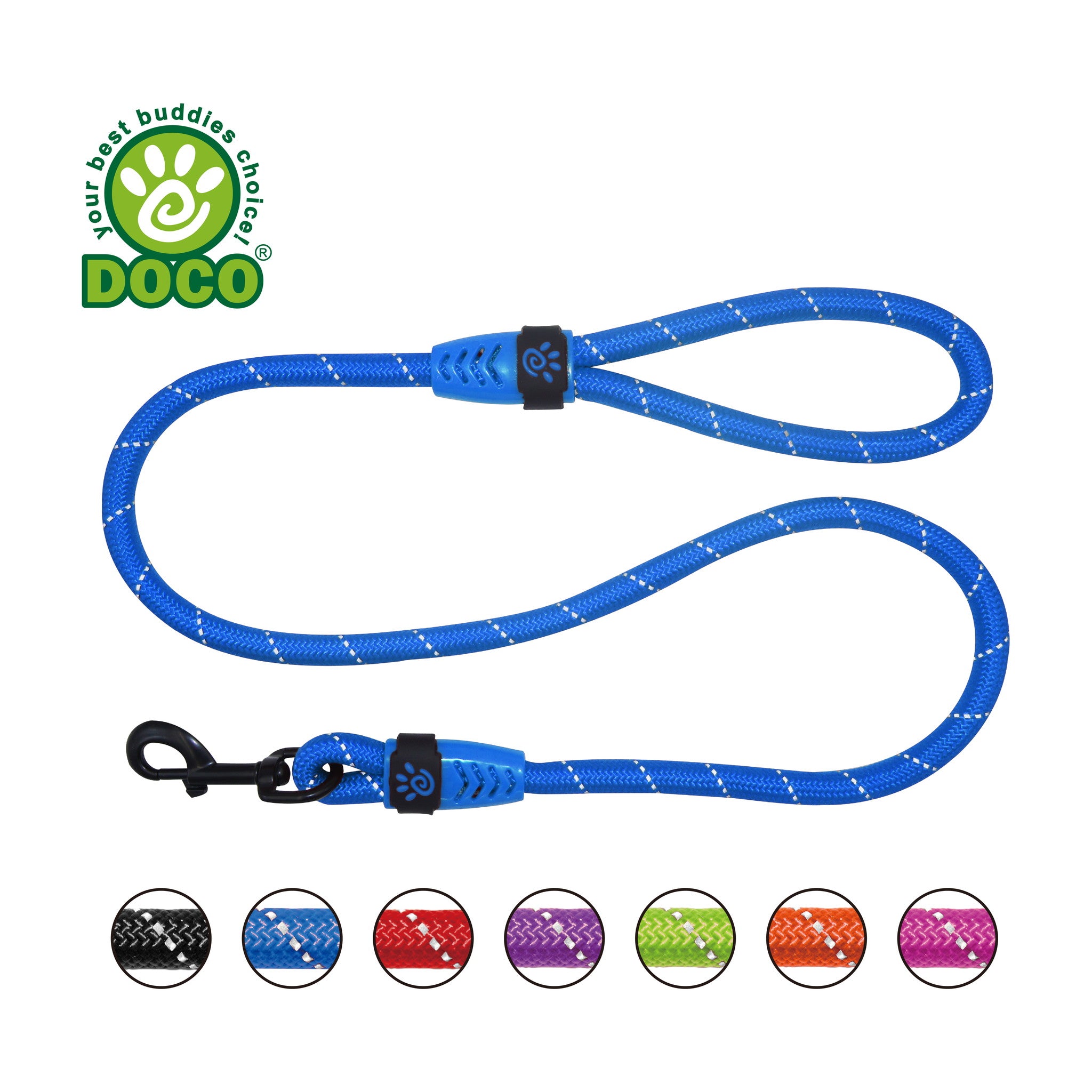 DOCO Reflective Rope Leash Large
