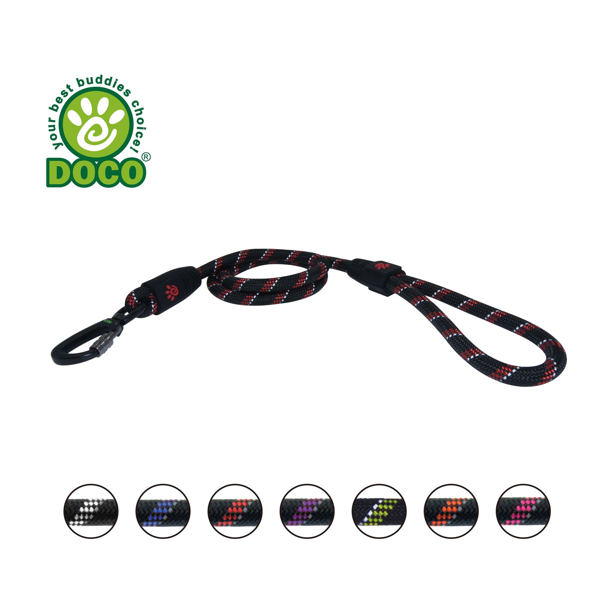 DOCO Reflective Rope Leash Small
