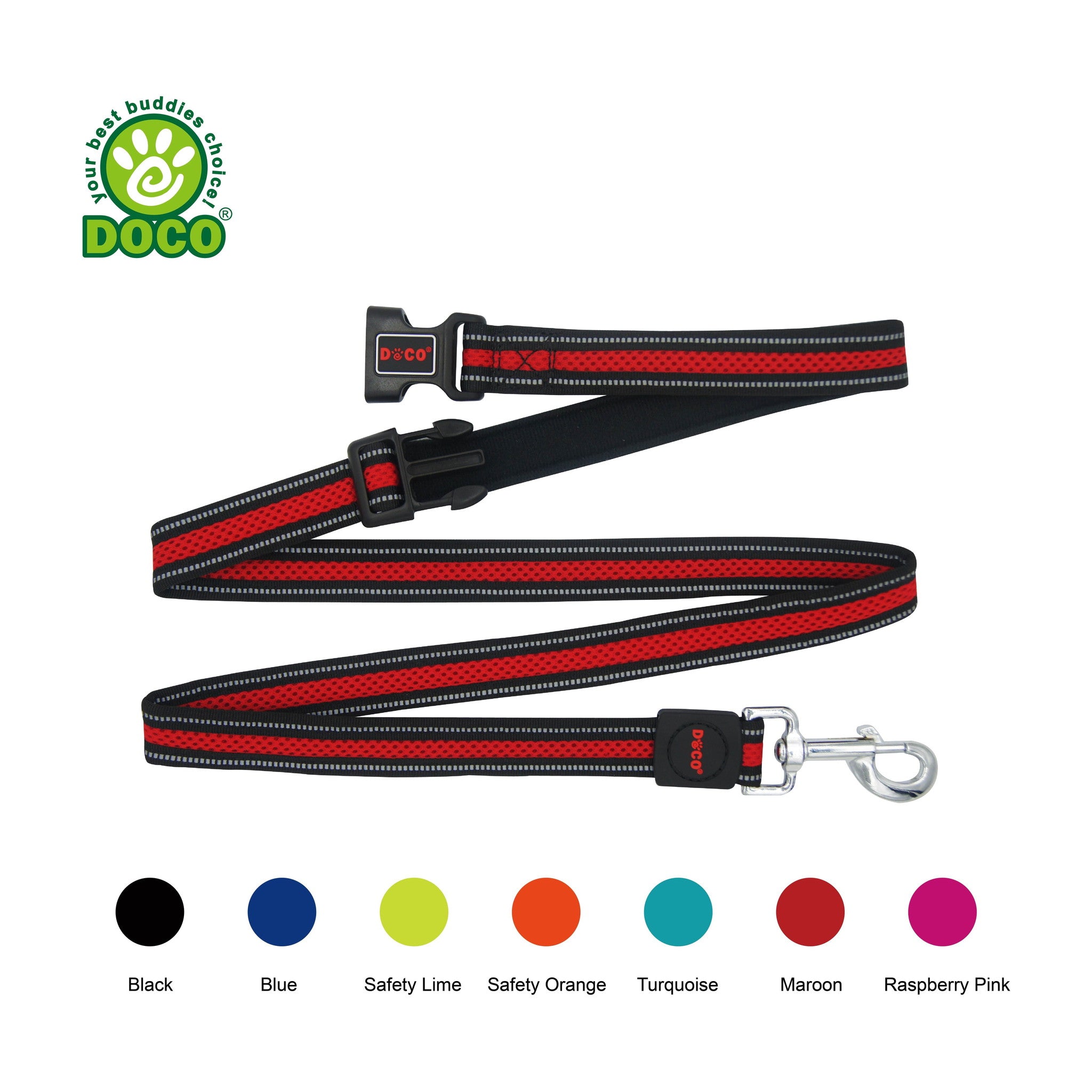 DOCO Athletica Easy Snap Air Leash 6FT Medium - Large