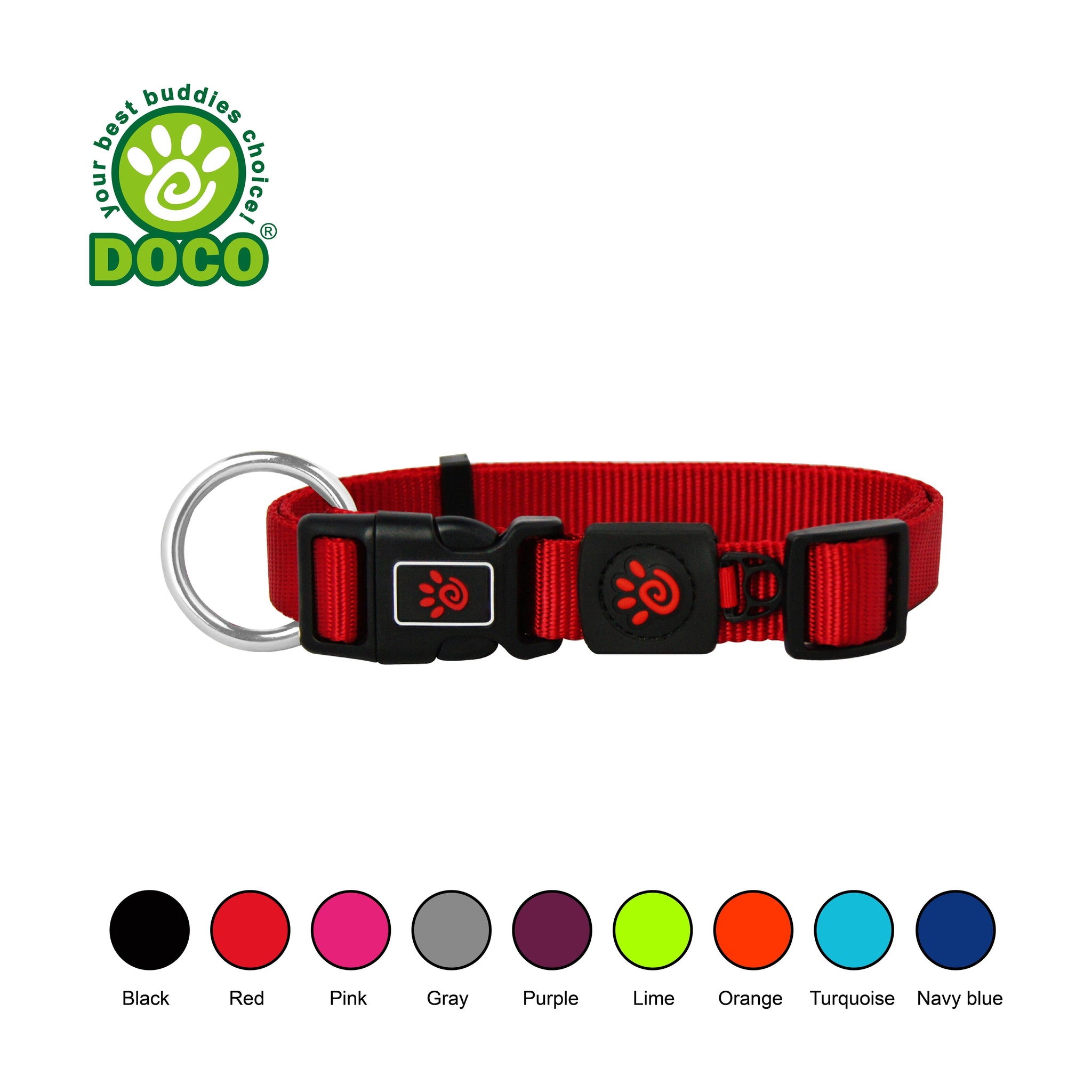 DOCO O-Ring Nylon Collar Small
