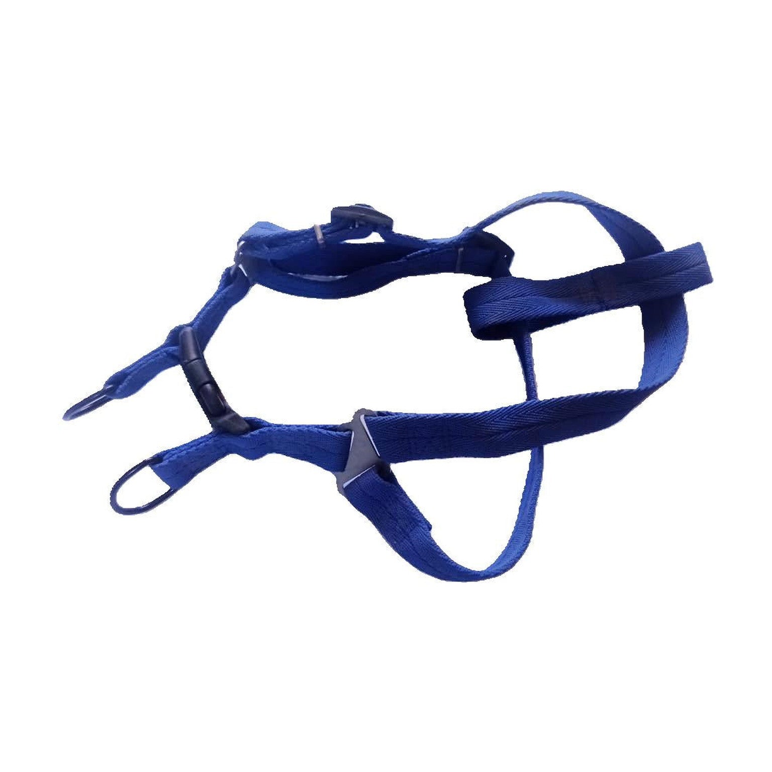 DOUBLE RING HARNESS BLUE-LARGE