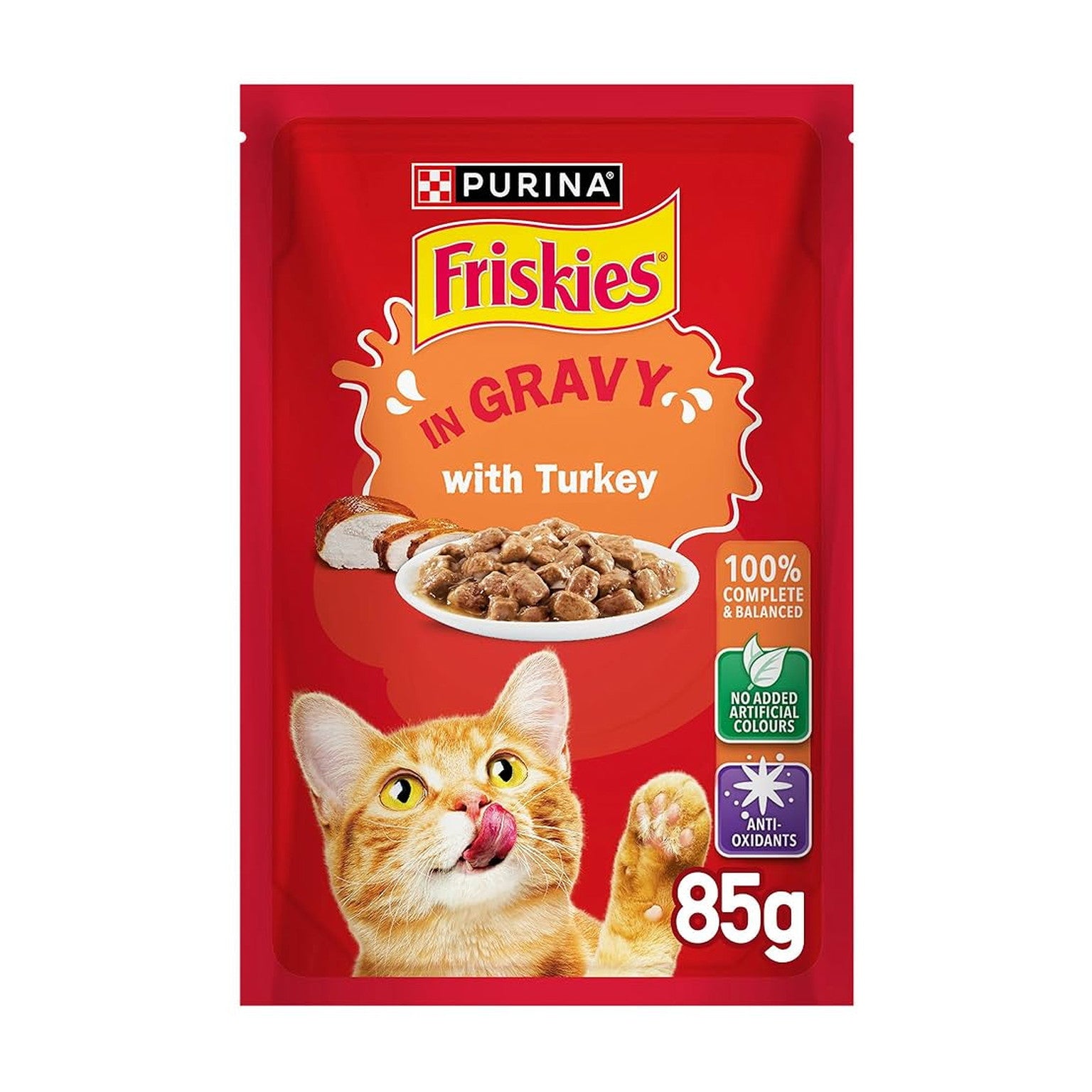 Friskies Turky Chunks in Gravy Pouch 85g
