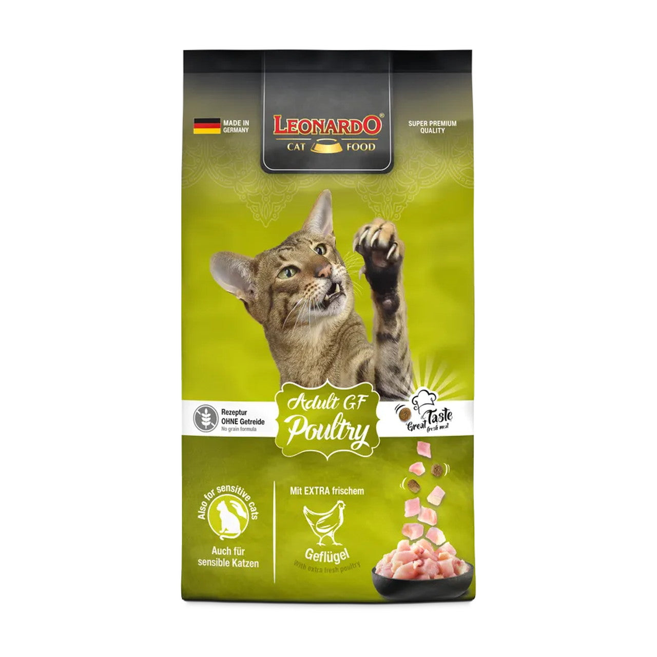 Leonardo Grain Free Poultry Cat Dry Food 1.8kg