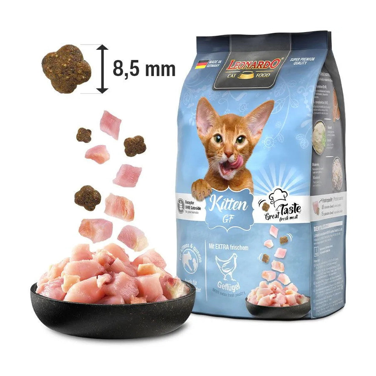 Leonardo Grain Free Kitten Dry Food 300g