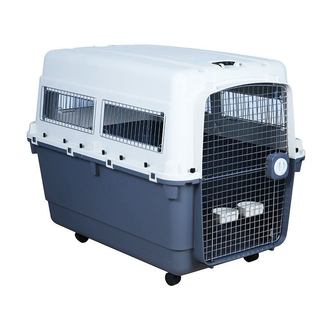 Naomi IATA Pet crate Safe Travel box with wheels Medium