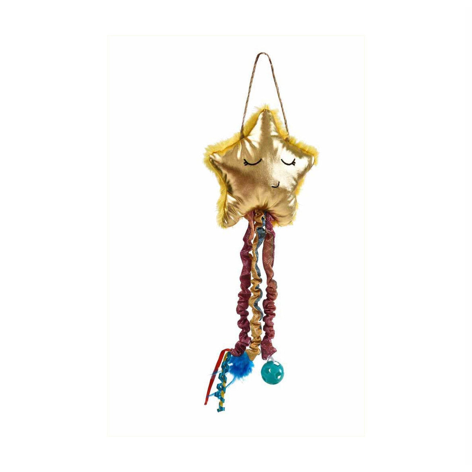 Naomi Yellow Star Cat Toy