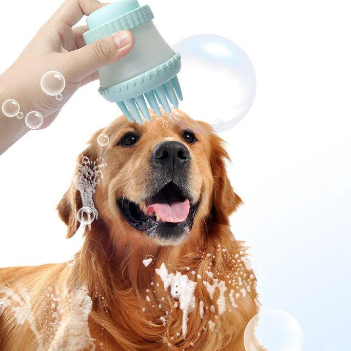 Pet Soft Gentle Silicone Bristle Cleaning Device