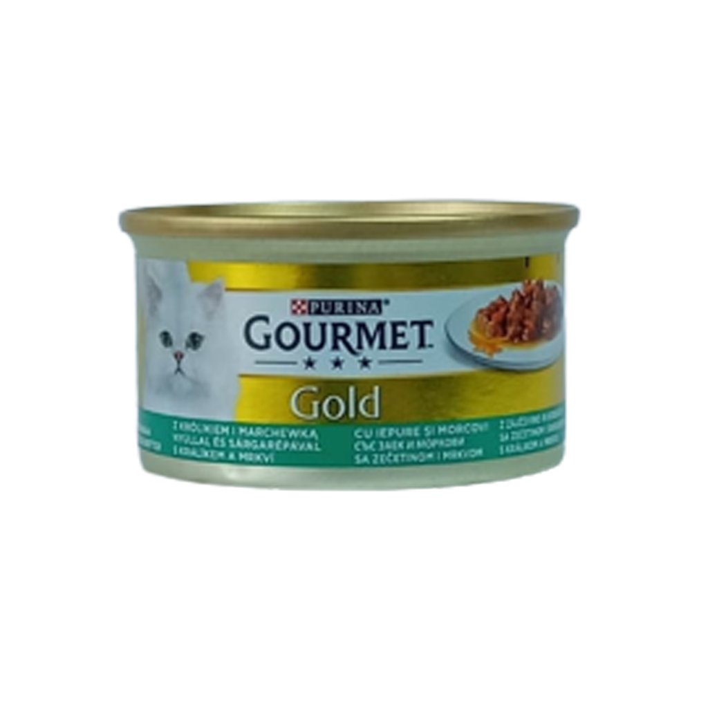 Purina Gourmet Gold with Rabbit and Carrots 85 g