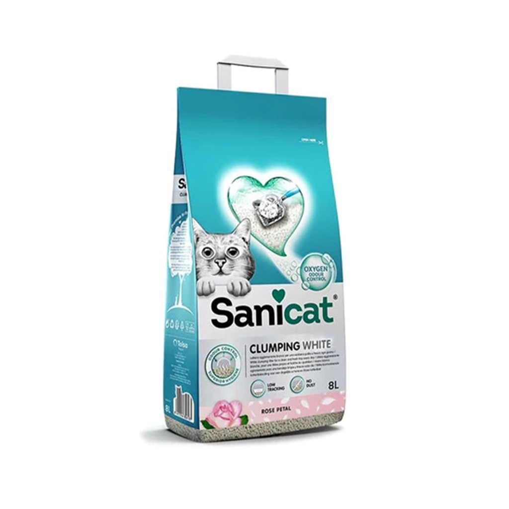 Sanicat clumping white rose petal 8 L