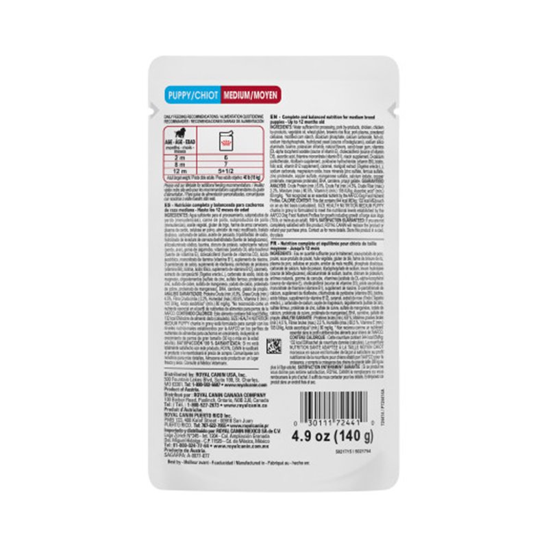 Royal Canin Medium Puppy Pouch 140 gm