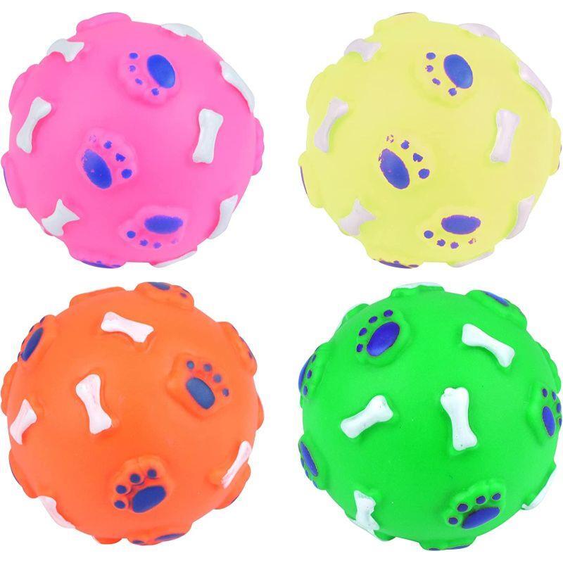 XZX-BONES-PATTERN PET BALL  WITH SOUND