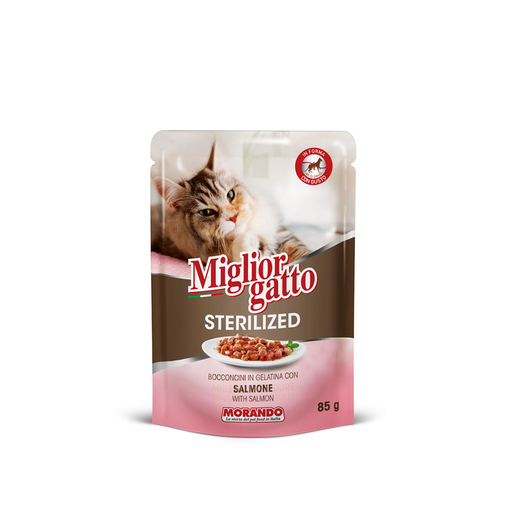 Miglior Sterilized cat With Salmon 85 g