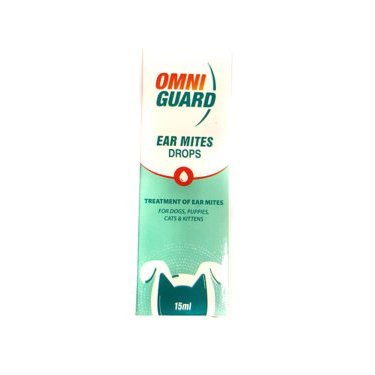 Omni Guard Ear Mites Drops Cats And Dogs 15ml