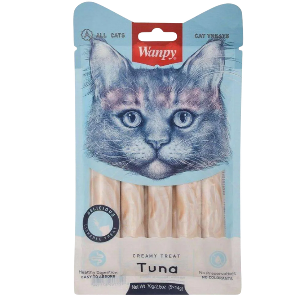 Wanpy Creamy Treats Pack Of 5*14g (Tuna)