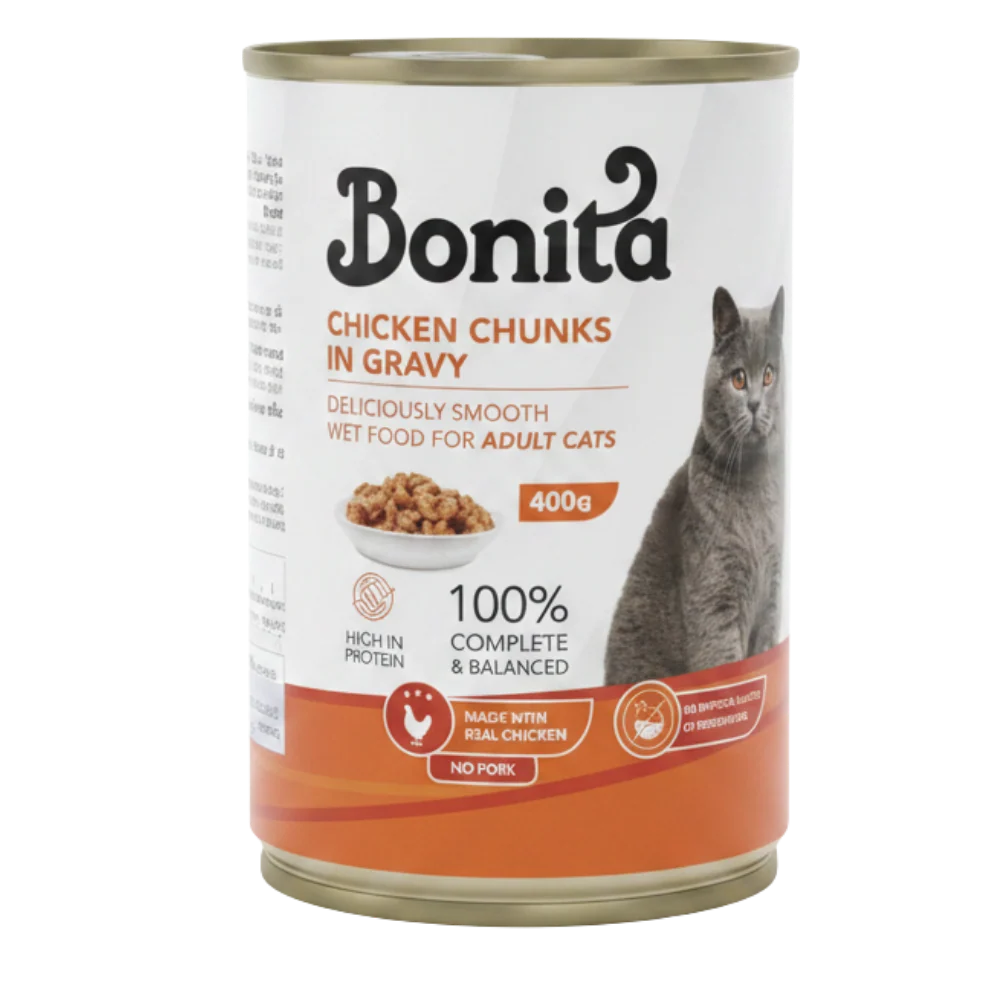 Bonita Chicken Chunks In Gravy 400 g