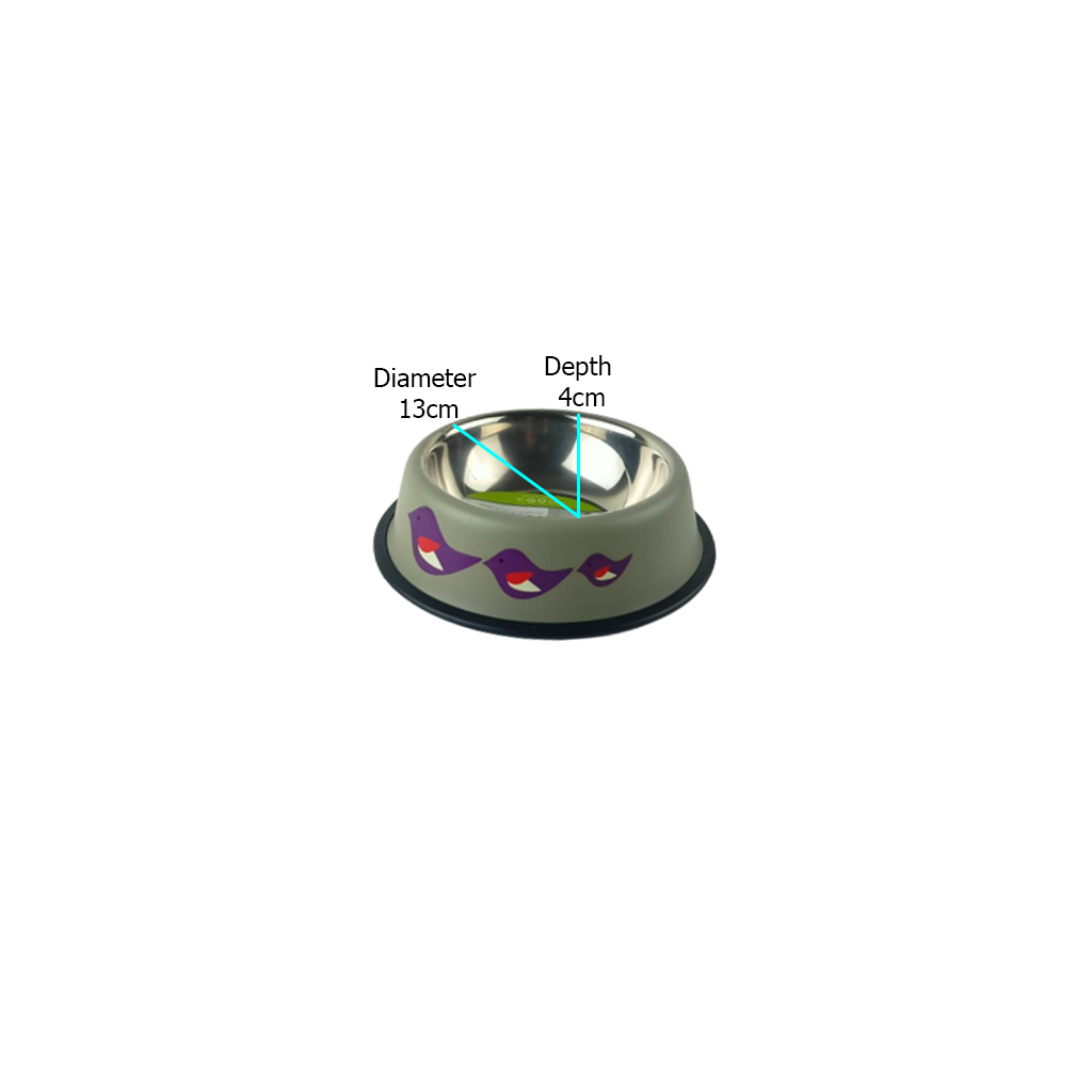 Nunbell Stainless Steel Pet Food Plate