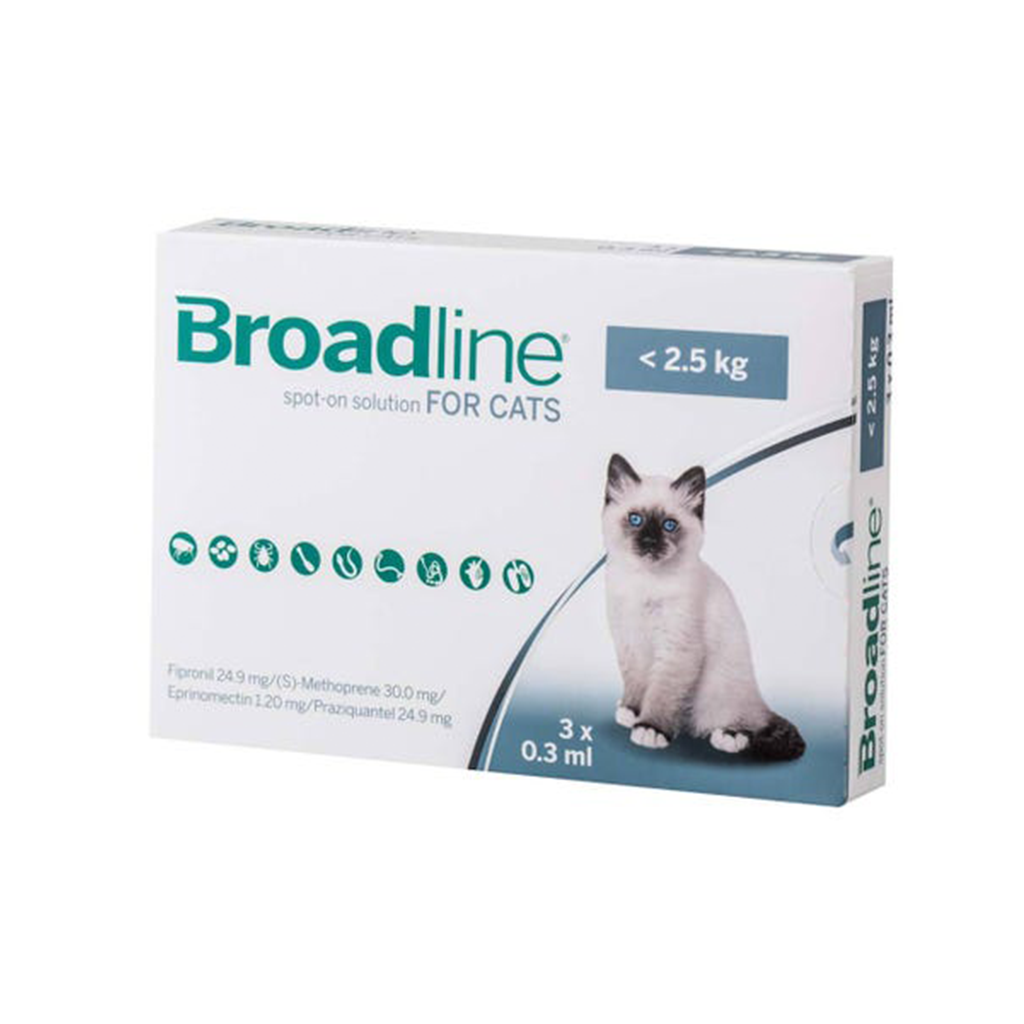 Broadline Spot-On Solution for Small Cats ( up to 2.5Kg ) X 1 Dose