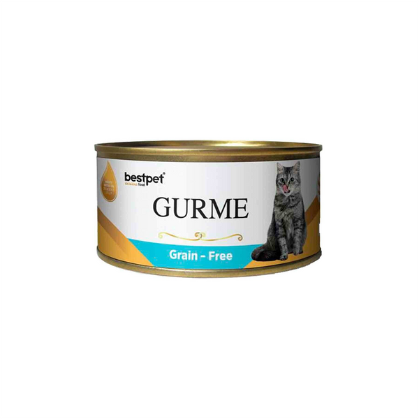 bestpet Cat Wet Food Gurme Tuna&Anchovy Can 100g