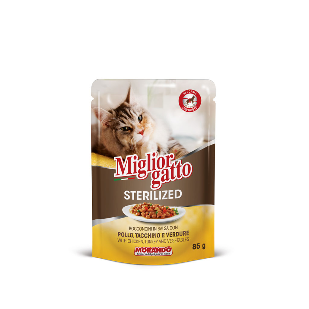 Miglior Sterilized cat With Chicken Turkey and Vegetables 85 g